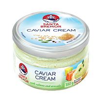 Delicacy caviar "Caviar Cream" with salmon and avocado 180 g